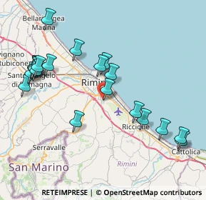 Mappa Gros Rimini, 47924 Rimini RN, Italia (9.0305)