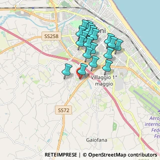 Mappa Via della Gazzella, 47923 Rimini RN, Italia (1.732)