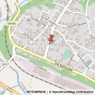 Mappa Via di Coreglia, 18, 55025 Viareggio, Lucca (Toscana)
