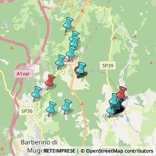 Mappa Via Erbaia, 50031 Barberino di Mugello FI, Italia (2.27276)