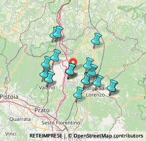 Mappa Via Erbaia, 50031 Barberino di Mugello FI, Italia (11.321)