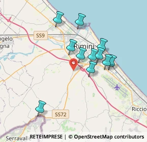 Mappa Via della Grotta Rossa, 47923 Rimini RN, Italia (3.20909)