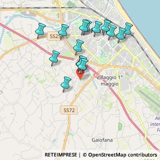 Mappa Via della Grotta Rossa, 47923 Rimini RN, Italia (2.00267)