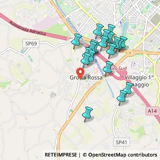 Mappa Via della Grotta Rossa, 47923 Rimini RN, Italia (0.9565)