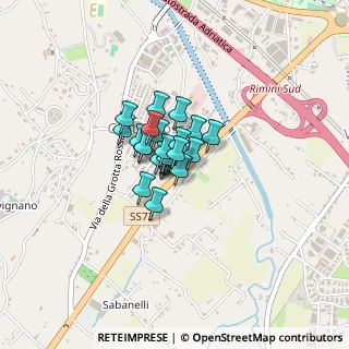 Mappa Via Consolare Rimini, 47924 Rimini RN, Italia (0.188)