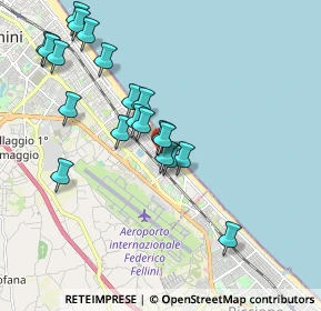 Mappa Viale Tirrenia, 47924 Rimini RN, Italia (1.912)