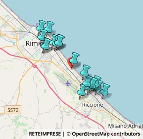 Mappa Viale Pontinia, 47924 Rimini RN, Italia (3.29944)