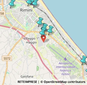 Mappa Presso Clinica Regina Salutis Via Macanno n. 69 Secondo Piano Centro Direzionale Minerva, 47924 Rimini RN, Italia (2.56545)