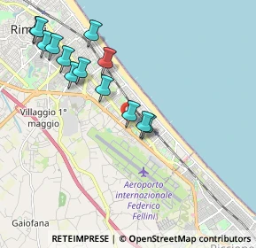 Mappa Via Eugenio Barsanti, 47924 Rimini RN, Italia (2.13)