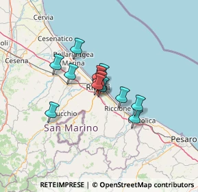 Mappa A14, 47924 Rimini RN, Italia (8.22538)