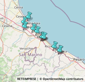 Mappa A14, 47924 Rimini RN, Italia (10.44909)