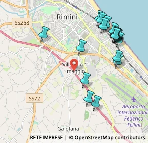 Mappa A14, 47924 Rimini RN, Italia (2.352)