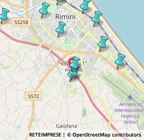 Mappa A14, 47924 Rimini RN, Italia (2.39583)