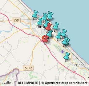 Mappa A14, 47924 Rimini RN, Italia (2.87235)