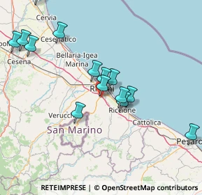 Mappa Via del Deviatore, 47924 Rimini RN, Italia (15.84071)