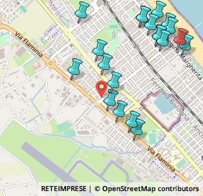 Mappa Via Santorre di Santarosa, 47924 Rimini RN, Italia (0.602)