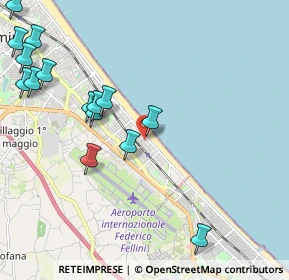 Mappa Viale Latina, 47924 Rimini RN, Italia (2.622)
