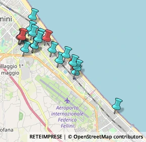 Mappa Viale Latina, 47924 Rimini RN, Italia (2.1855)