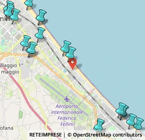 Mappa Viale Latina, 47924 Rimini RN, Italia (3.4075)