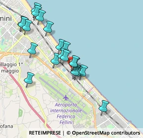 Mappa Viale Latina, 47924 Rimini RN, Italia (1.862)