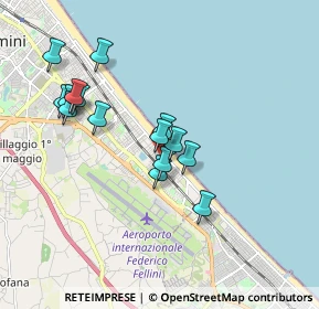 Mappa Viale Latina, 47924 Rimini RN, Italia (1.67333)
