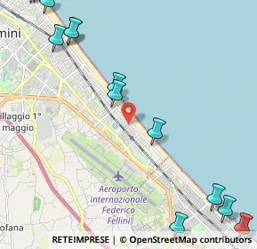 Mappa Viale Latina, 47924 Rimini RN, Italia (3.26615)