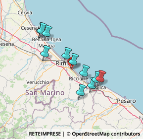 Mappa Via Gerolamo Cardano, 47924 Rimini RN, Italia (12.34545)