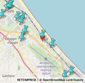 Mappa Via Gerolamo Cardano, 47924 Rimini RN, Italia (3.02)