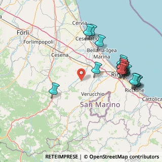 Mappa Via Bagnolo, 47030 Borghi FC, Italia (17.664)