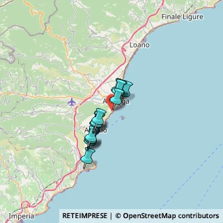 Mappa Via Privata Vigo Benedetto, 17021 Alassio SV, Italia (4.54643)