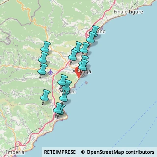 Mappa Via Privata Vigo Benedetto, 17021 Alassio SV, Italia (6.64375)