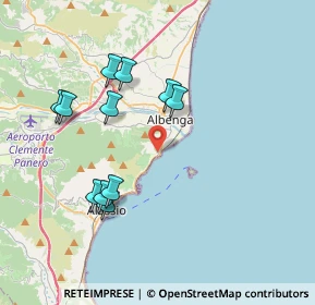 Mappa Via Privata Vigo Benedetto, 17021 Alassio SV, Italia (3.82273)