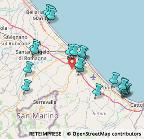 Mappa Via dell'Orso, 47923 Rimini RN, Italia (8.4815)