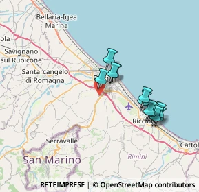 Mappa Via dell'Orso, 47923 Rimini RN, Italia (6.51545)