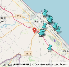 Mappa Via dell'Orso, 47923 Rimini RN, Italia (3.62714)