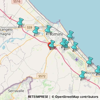 Mappa Via dell'Orso, 47923 Rimini RN, Italia (4.51273)