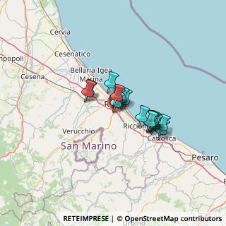 Mappa Via dell'Orso, 47923 Rimini RN, Italia (8.23765)