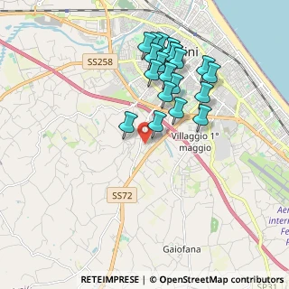 Mappa Via dell'Orso, 47923 Rimini RN, Italia (1.8985)