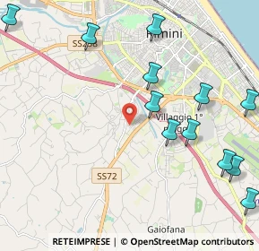 Mappa Via dell'Orso, 47923 Rimini RN, Italia (2.66667)