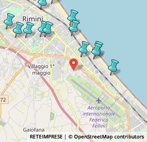 Mappa 47924 Rimini RN, Italia (2.92438)