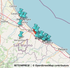 Mappa 47924 Rimini RN, Italia (10.925)