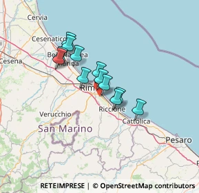 Mappa 47924 Rimini RN, Italia (9.945)
