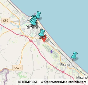 Mappa 47924 Rimini RN, Italia (3.46545)