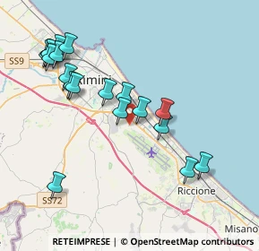 Mappa 47924 Rimini RN, Italia (4.21842)
