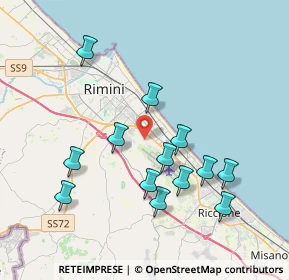 Mappa 47924 Rimini RN, Italia (3.84923)