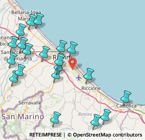 Mappa 47924 Rimini RN, Italia (10.022)