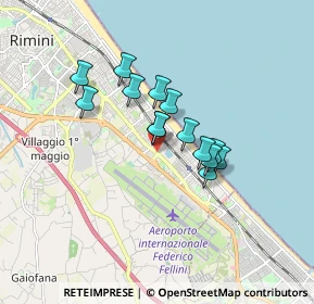 Mappa Via Giorgio Ambrosoli, 47924 Rimini RN, Italia (1.26)
