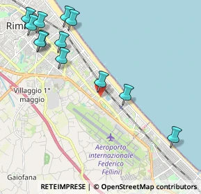 Mappa Via Giorgio Ambrosoli, 47924 Rimini RN, Italia (2.69167)