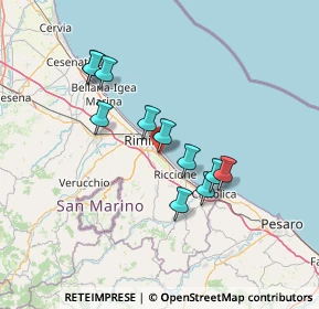 Mappa Via Giorgio Ambrosoli, 47924 Rimini RN, Italia (12.33455)