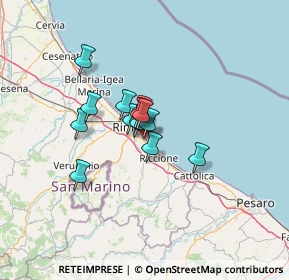 Mappa Via Giorgio Ambrosoli, 47924 Rimini RN, Italia (7.84286)